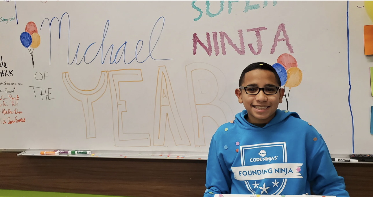 Coding student wins national ‘Super Ninja of the Year’ award