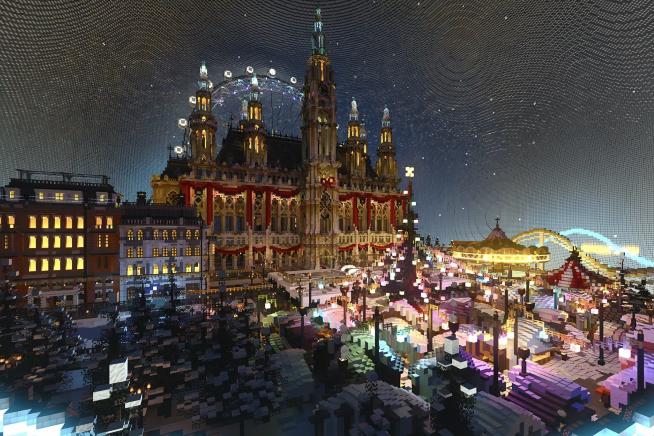 Nvidia Launched world’s largest Winter Wonderland – built in Minecraft