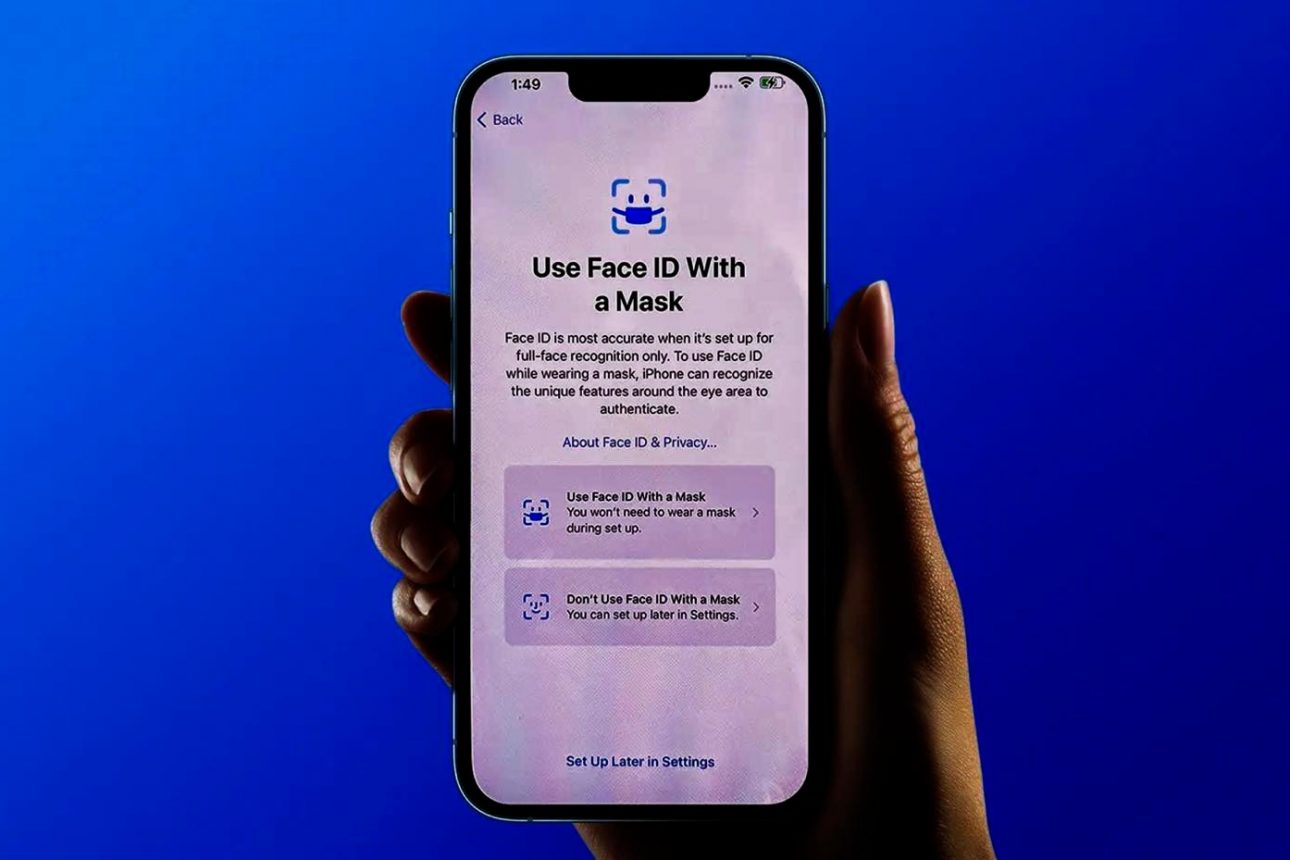 Here is how to use FaceID with a mask with iOS 15.4 beta for Developers