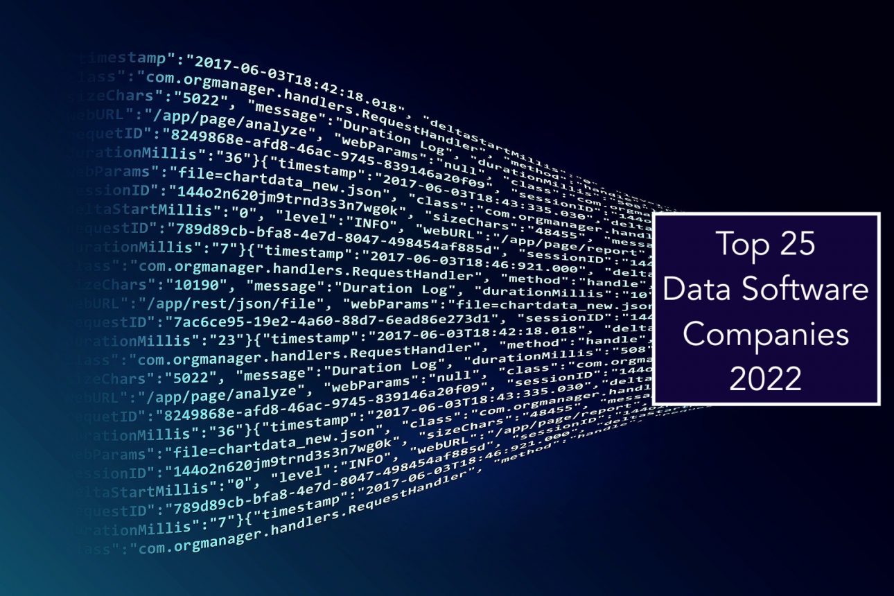 Here are The Top 25 Data Software Companies of 2022 according to TSR