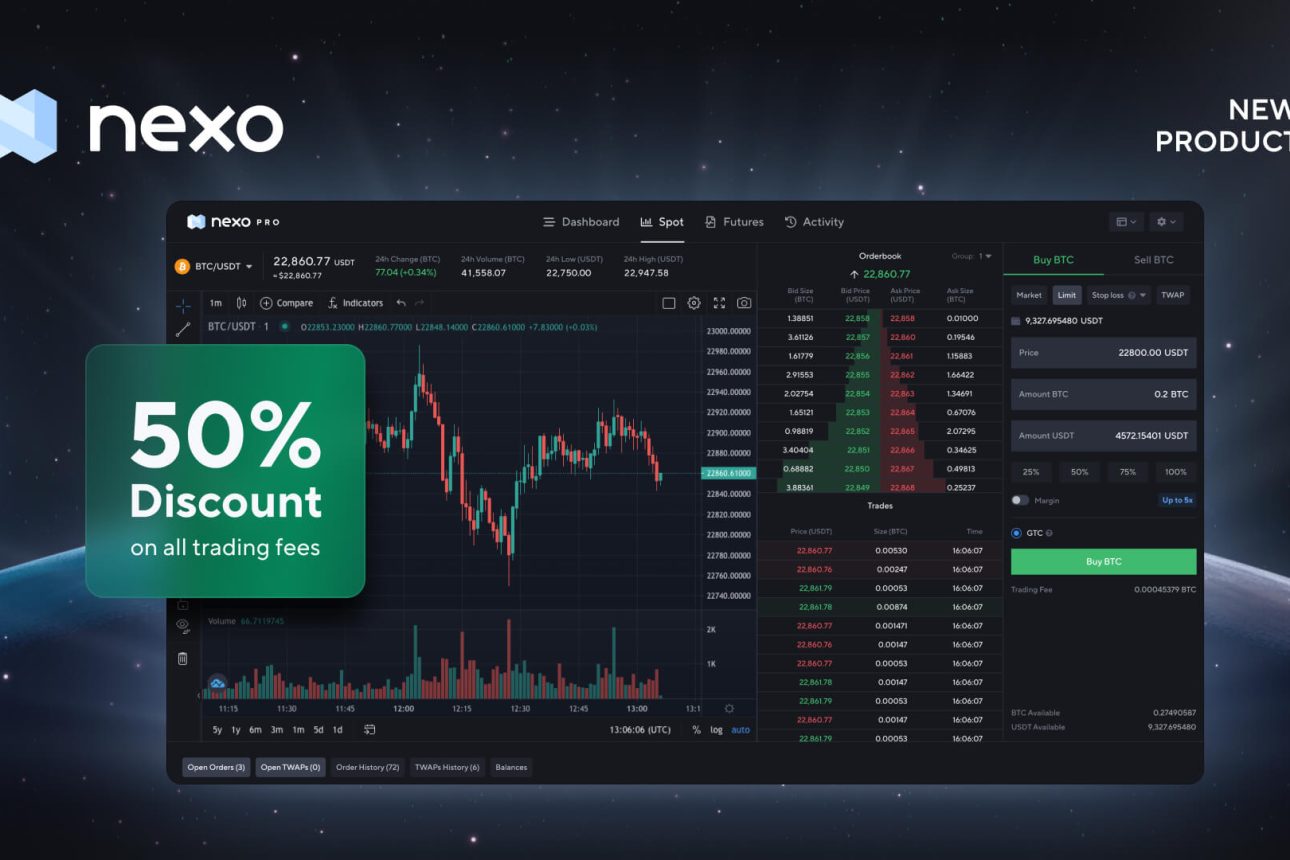 Nexo Launches Nexo Pro – A Revolutionary Trading Platform for Retail Clients