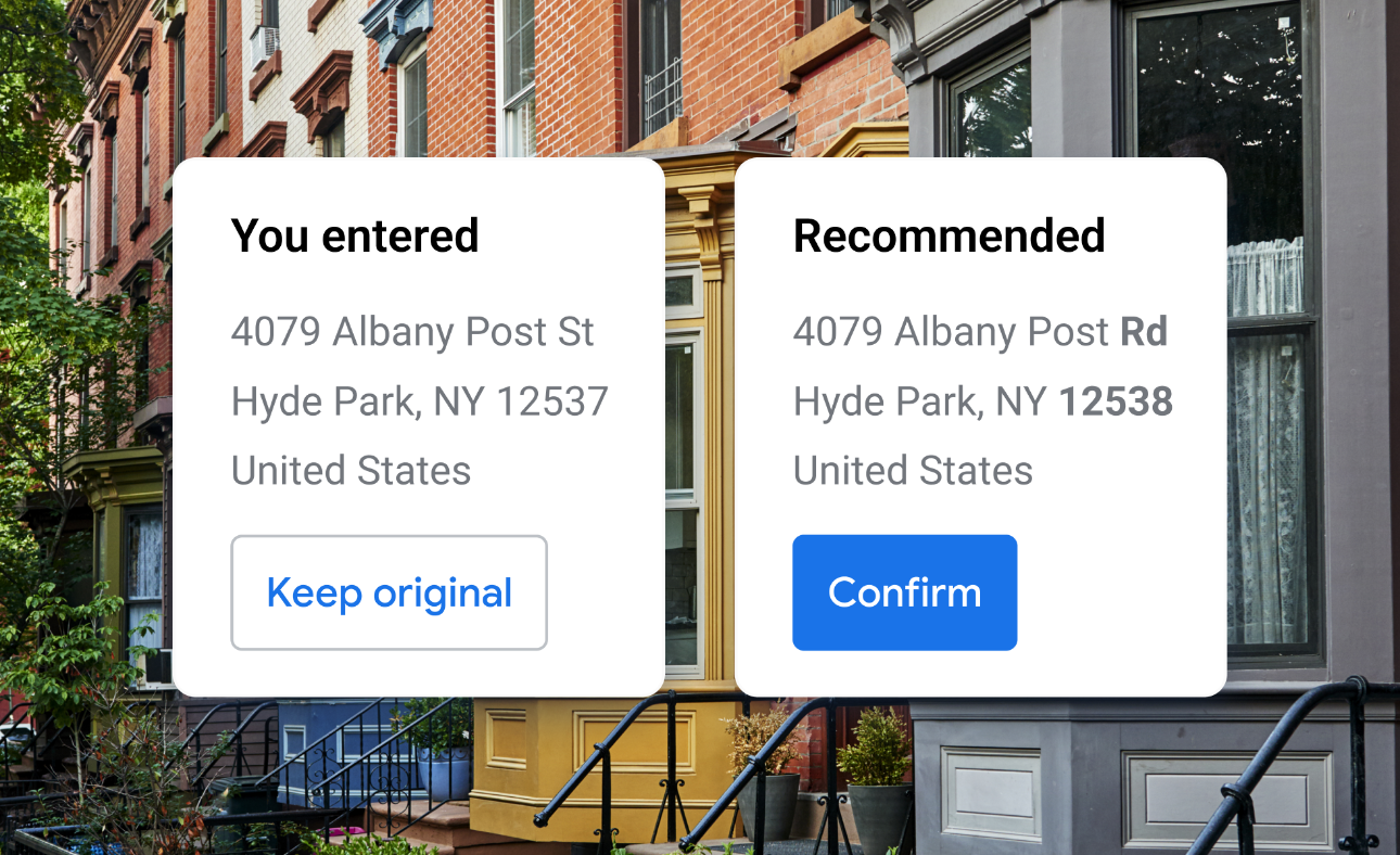 Google Address Validation API is publicly available for improvement
