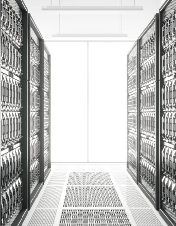 Server room background with equipment