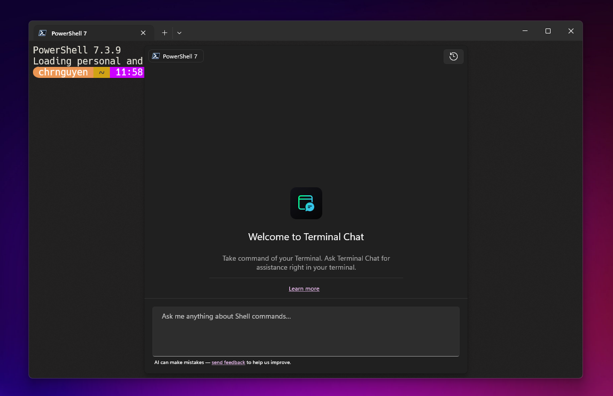 Microsoft Open Source for Terminal Chat
