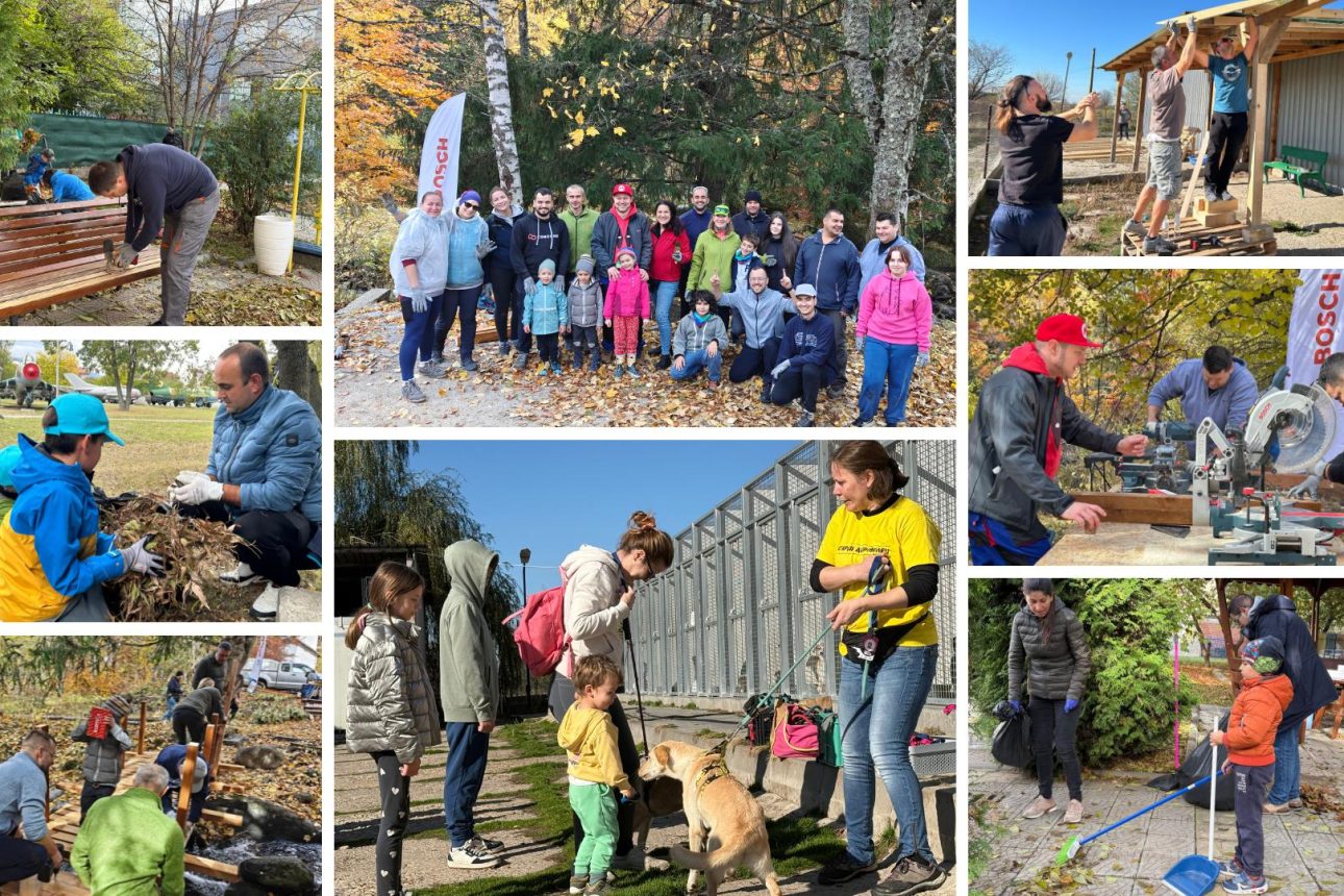 Bosch Bulgaria Dedicates Over 600 Hours to Volunteering in October
