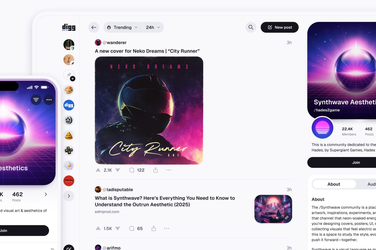 Digg Relaunches Public Beta as a Modern Community Platform