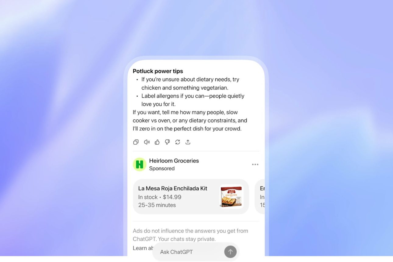 ChatGPT Begins Rolling Out Ads as OpenAI Seeks New Revenue Streams