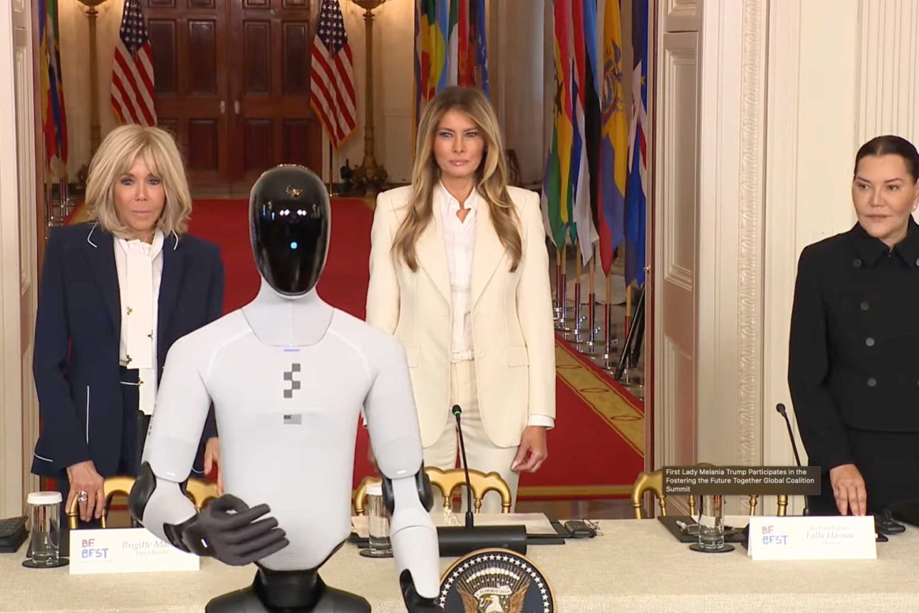 Melania Trump Pitches AI Tutors and Humanoids at White House Summit on Education