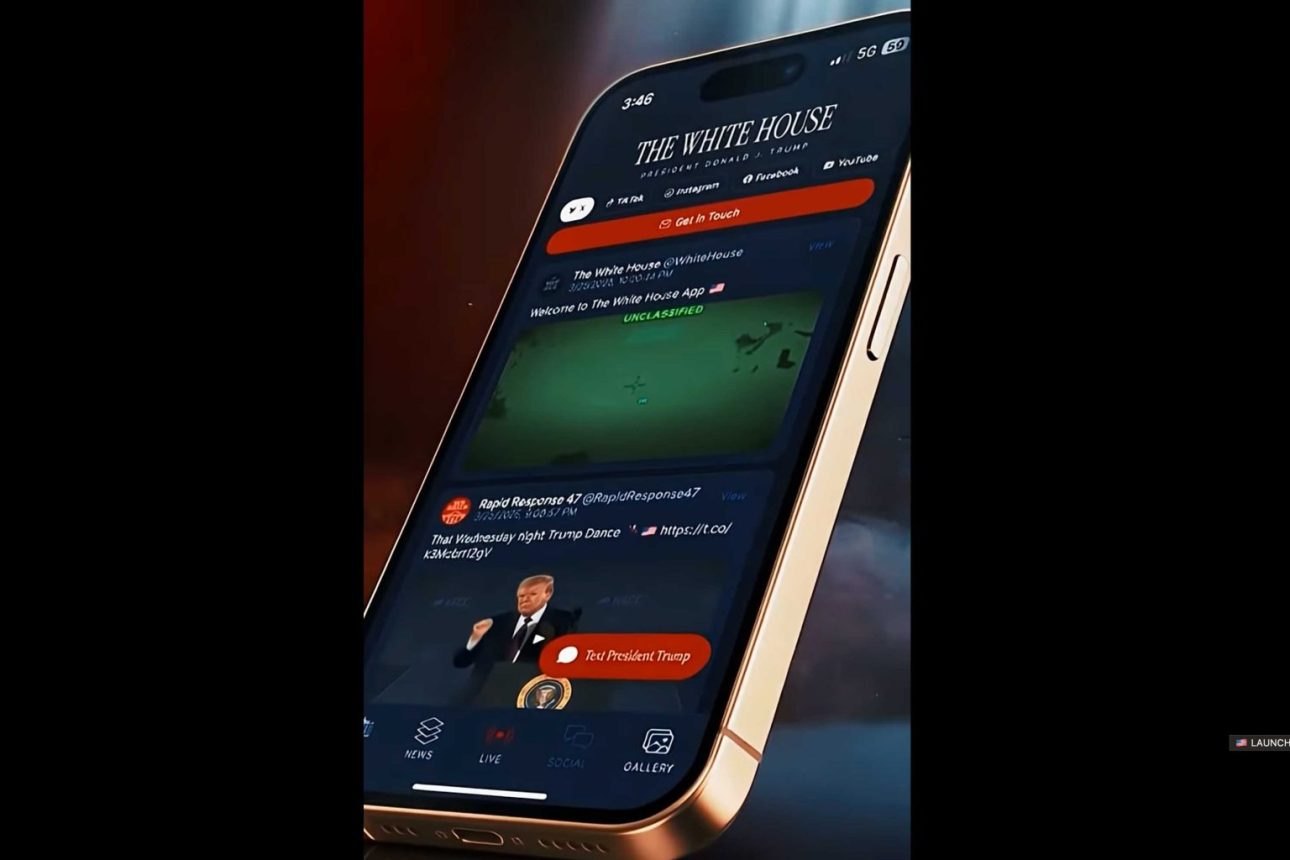 White House Launches Official App to Push Real-Time Updates Direct to Users